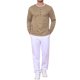 thumbnail image 2 of INSPIRE CHIC Camisas Henley a Rayas para Hombre de Regreso a Clases de Manga Larga con Botones Camisetas Casual L Marrón, 2 of 6