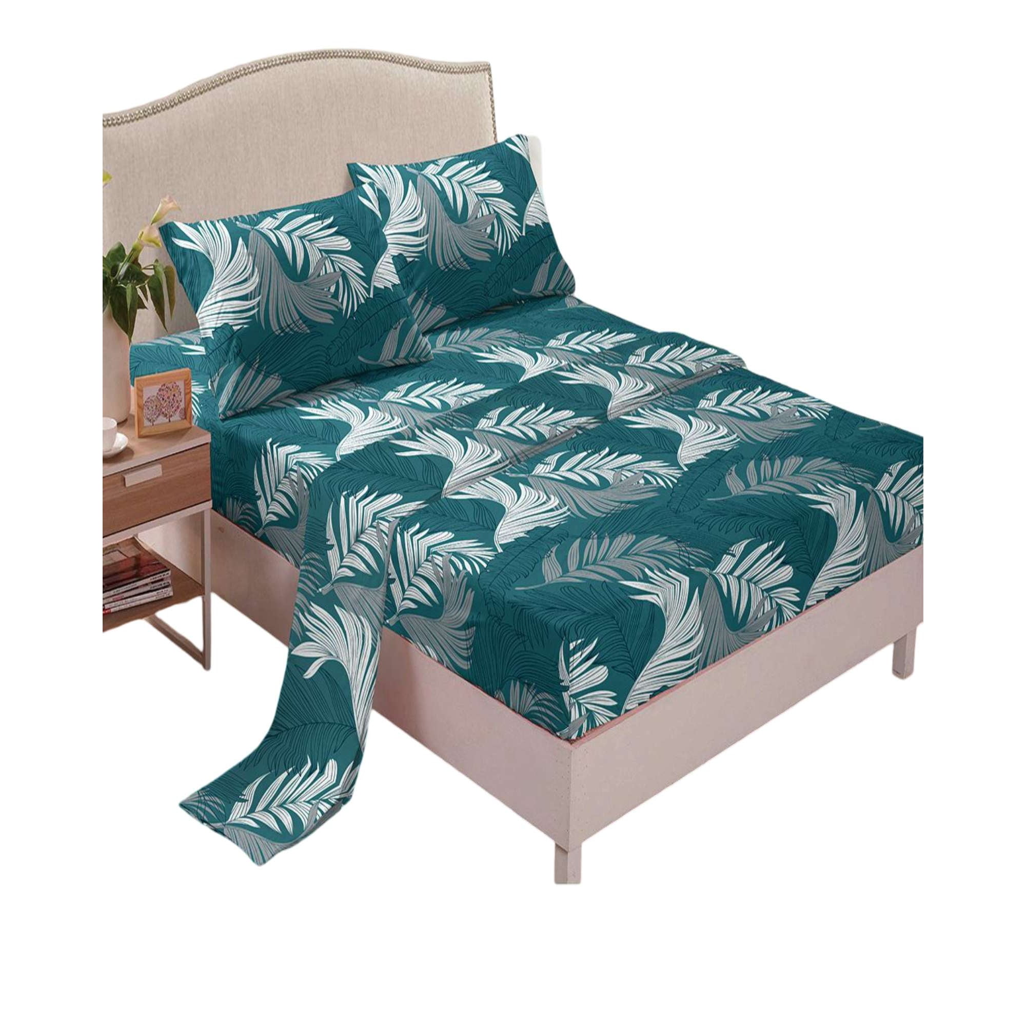 Genérico - Pack De Sabanas 200 Hilos 2 Plazas Con Diseño S06