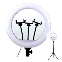 Irm - Aro De Luz Gigante Profesional 3 Soportes 56Cm Con Tripode