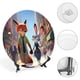 thumbnail image 4 of Zootopia Plato decorativo de porcelana fina (bone china), plato decorativo de cerámica para hogar, oficina, soporte de pared, platos decorativos para dormitorio - 6 pulgadas (15 cm), 4 of 6