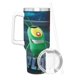 thumbnail image 3 of Plankton: La Película Vaso aislado de acero inoxidable con asa, diseño temático, regalo para familia, amigos y fans; incluye pajita y encaja en el portavasos estándar, 40 oz, 3 of 6