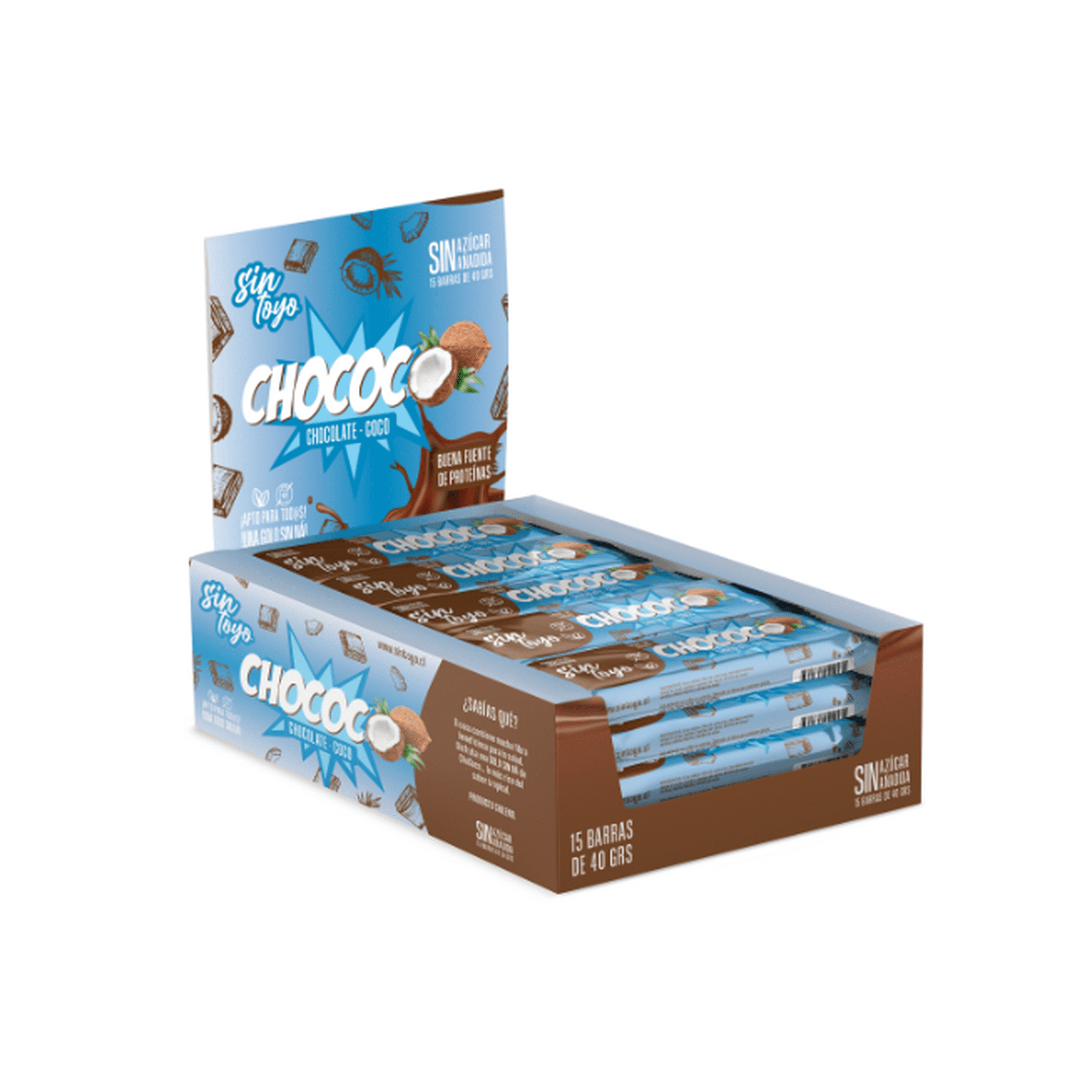Chococo Display 15 Unidades - Sin Toyo
