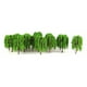 thumbnail image 1 of 25 Piezas Paisaje Paisaje Tren Modelo Sauce árboles Escala 1/150 Verde Claro, 1 of 1