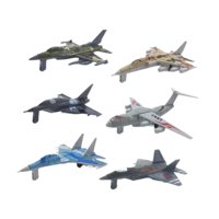 Magideal - 6 Modelos De Aviones De Aleación De Metal, Aviones De Transporte De Aleación, Avión De Metal Fundido A Presión Para Estantes, Dormitorios, Oficinas,