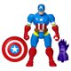 thumbnail image 1 of Figura de acción Marvel MixMashers Capitán América de 13 cm con Acc, 1 of 9