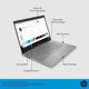 thumbnail image 3 of HP Chromebook 14 Intel Celeron 4 GB RAM 128 GB Carga Rápida, 3 of 8