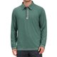 thumbnail image 1 of Camisas Polo de Manga Larga con Bolsillo y Botones de Contraste para Hombre, L Verde, 1 of 6