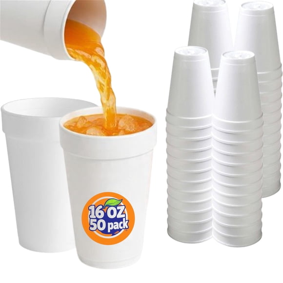 Vaso desechable Mr Miracle 473 ml (paquete de 50)