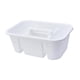 thumbnail image 4 of Cesta para artículos diversos de limpieza, colección de herramientas, uso práctico, oficina, uso doméstico, multifunción, resistente a caídas, caja de Blanco, 4 of 5
