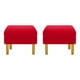 thumbnail image 1 of Set Pouf Sky 1c Felpa 01 Rojo, 1 of 4