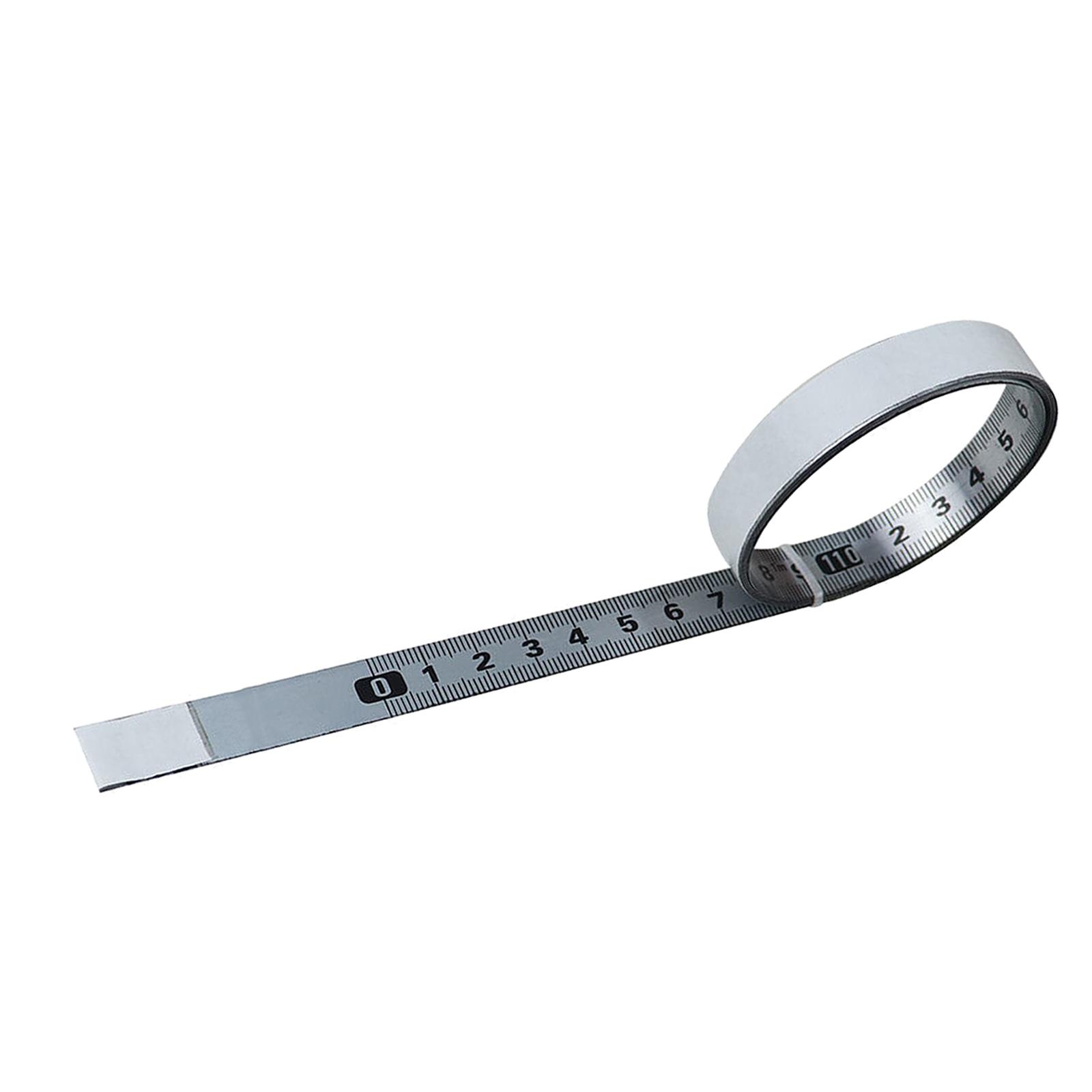 Ioensy - Cinta Métrica Adhesiva Mesa Cinta Métrica Adhesiva Para Ingletadora Carpintería L A R 6M