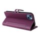 thumbnail image 3 of Premium Wallet Case for iPhone 15 with Card Slots & Kickstand, Flip Cover Purple, 3 of 6