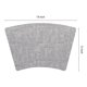 thumbnail image 4 of REGALWOVEN Juego de 6 Manteles de Cuero Sintético para Mesa de Comedor, Resistentes al Calor Lavables, Gris Claro 19*12in, 4 of 7