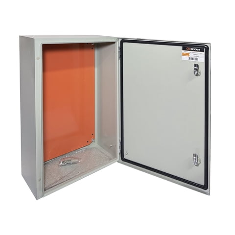 Lexo - Gabinete Tablero Metálico Eléctrico 600X400X200 1 Puerta Ip65