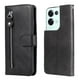 thumbnail image 1 of Funda con Cremallera para OPPO Reno 8 Pro 5G, Carcasa Cartera de Cuero PU con Soporte y Tarjetero, 1 of 6