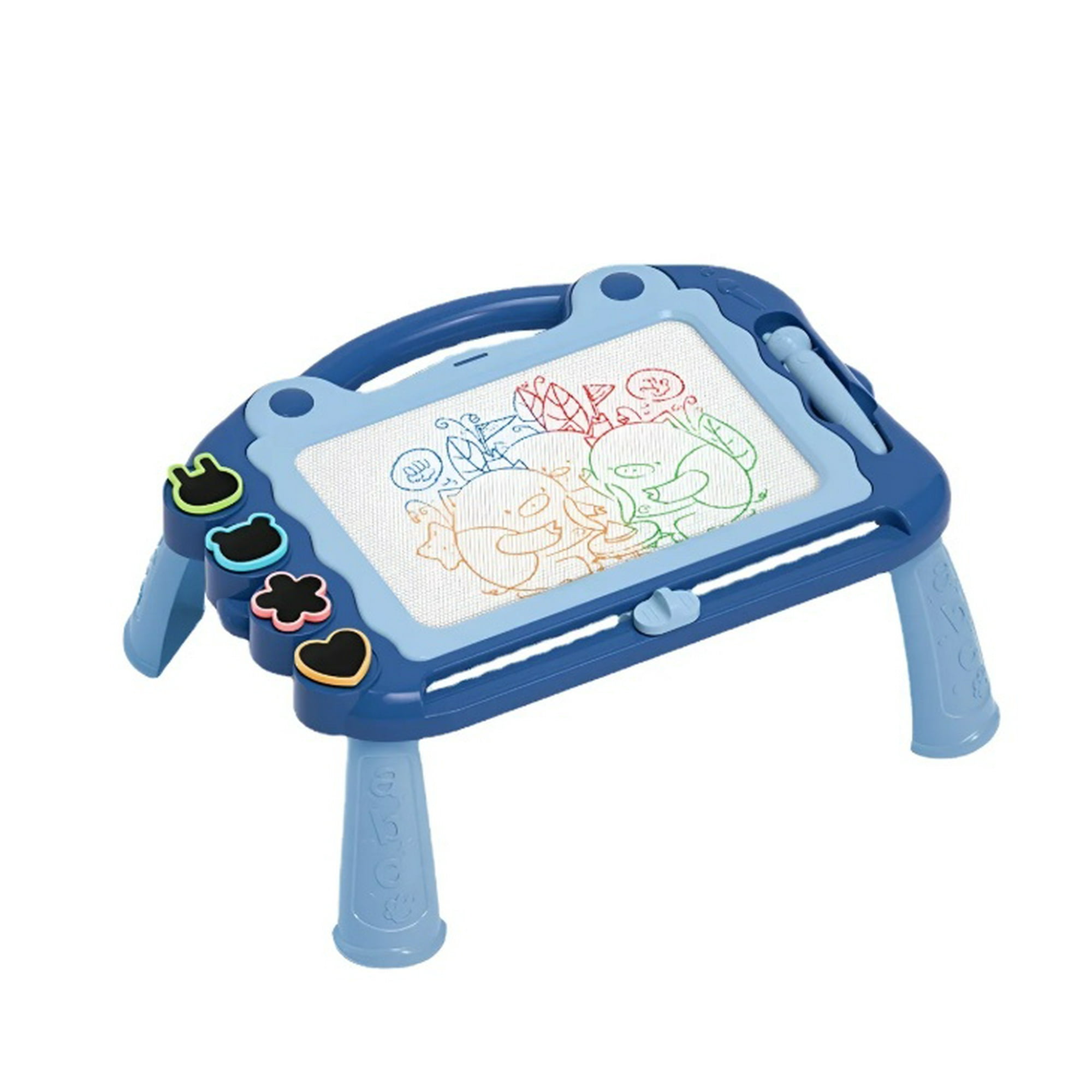 Atlas - Juego Pizarra Magica Con Soporte Para Niños Azul