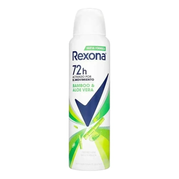 REXONA ANTITRASPIRANTE BAMBOO Y ALOE VERA 72H 150ML
