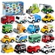thumbnail image 1 of Set de vehículos de juguete JOYIN Pull Back City Cars and Truck x18, 1 of 9