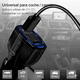 thumbnail image 3 of Cargador Rápido Auto Doble USB + Tipo C QC 3.0, 3 of 8
