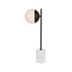thumbnail image 1 of Lámpara de Mesa Eclipse de Metal, Vidrio y Mármol Elegant Lighting, 1 of 6