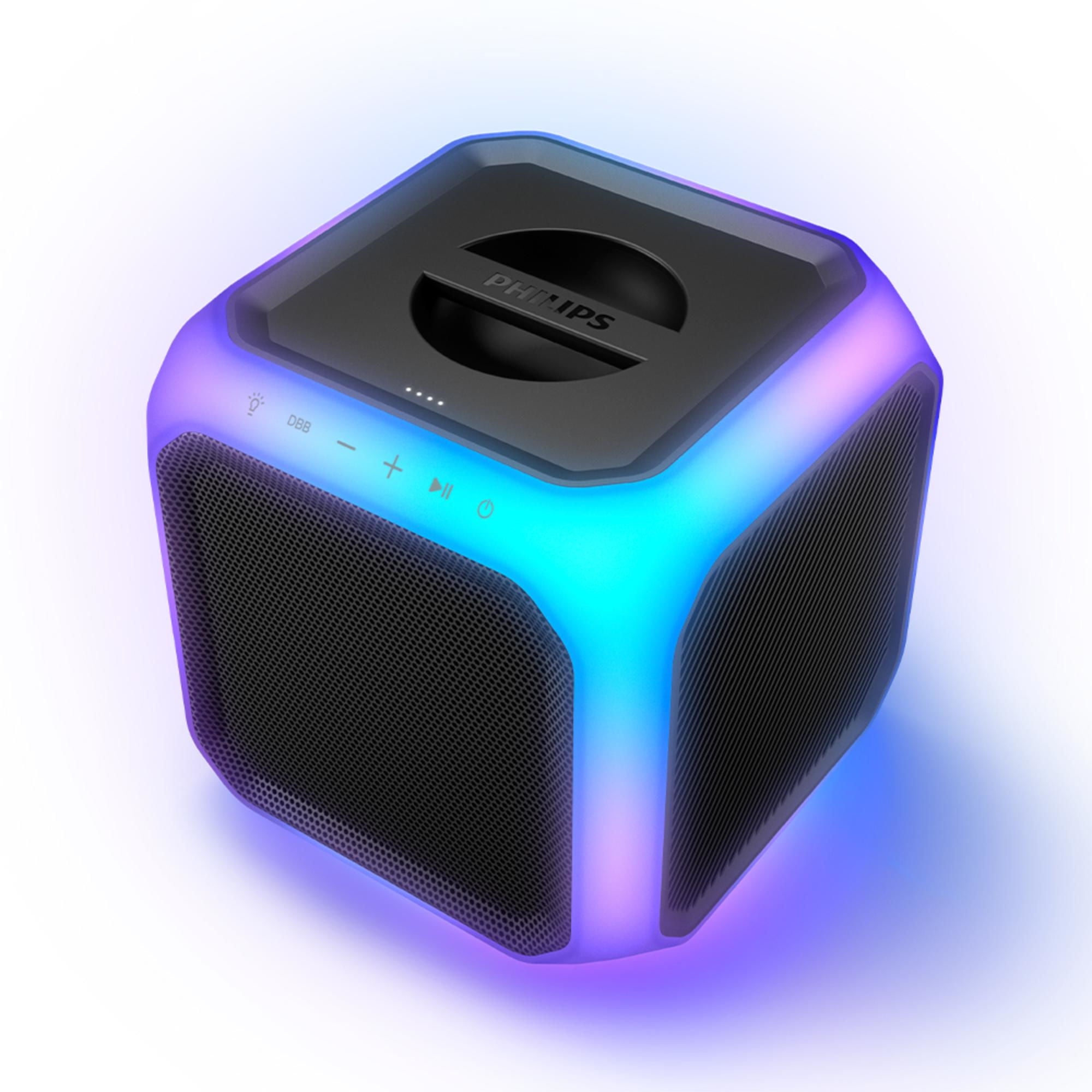 Philips - Parlante Para Fiesta Cubo Tax7207Bk Negro