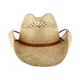 thumbnail image 2 of Sombrero Stetson Bridger de paja unisex, color natural, talla S, 2 of 5