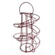 thumbnail image 1 of Espiral De Hierro Moderna Huevo De Almacenamiento Rodillo Rack Keeper Ahorrador De Espacio 24 Huevos Rojo, 1 of 2