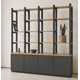 thumbnail image 2 of Biblioteca "Arrayán" Estantería Abierta de Madera con Postes - Gris Grafito - 180x35x200 cm, 2 of 3