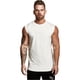 thumbnail image 1 of Camiseta deportiva sin mangas de algodón para hombre, para correr, musculosa, color blanco, 1 of 5