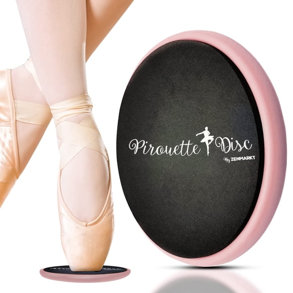 Disco giratorio de ballet Zenmarkt Pirouette para bailarines, color rosa