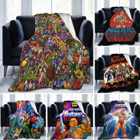 He Man And The Masters Of The Universe Fleece Blanket Ultra Soft Flannel Blanket Digital Printed All Season MicrofiberBed Sheets