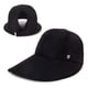 thumbnail image 1 of Sombrero Sunblocker de ala ancha Ponyflo, poliéster negro, 1 of 6