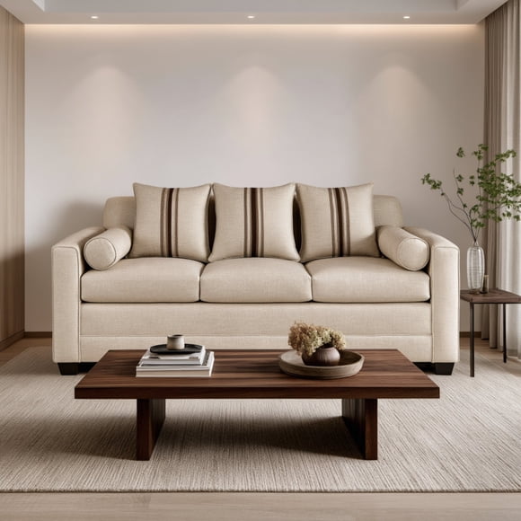 SOFA LULU 3 CUERPOS BEIGE