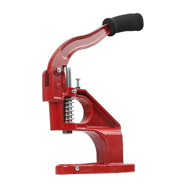 Máquina de ojales de prensa manual, máquina de ojales, resistente, herramienta de botón perforador, herramienta de perforación de ojales para bolsas,