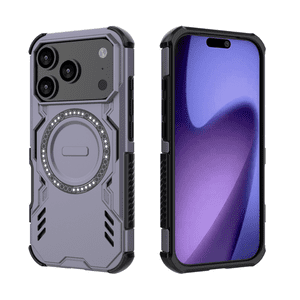 Funda Foxdock Para Iphone 17 Pro , Magnética, Resistente A Golpes, Con Soporte, Unisex, Carga Inalámbrica