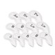 thumbnail image 2 of 12x Golf Iron Head Cover Cuero PU Golf Club Headcover Universal Impermeable Blanco, 2 of 5