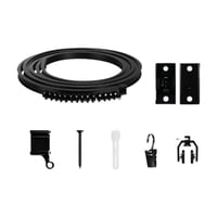 Bothyi - Riel De Cortina De Techo Flexible Y Curvo De 16,4 Pies Para Divisor De Ambientes, Ducha Y Ventana