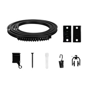 Bothyi - Riel De Cortina De Techo Flexible Y Curvo De 16,4 Pies Para Divisor De Ambientes, Ducha Y Ventana