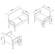 thumbnail image 2 of Juego de Living Terraza Doral 4 Personas cojines impermeables, símil ratan, 2 of 11