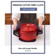 thumbnail image 5 of Espacio libre para ollas de cocina, soportes para ollas resistentes al calor, almohadillas calientes, salvamanteles para cocinar y hornear (5, azul oscuro), 5 of 6