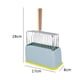 thumbnail image 2 of Pala de metal para arena de gatos con soporte, recogedor de excrementos de gatito de tamizado rápido, soporte para caja de arena de gatos, 2 of 5
