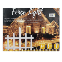 Genérico - Luces Led Valla Cerco Jardin Navidad Corriente Domestica