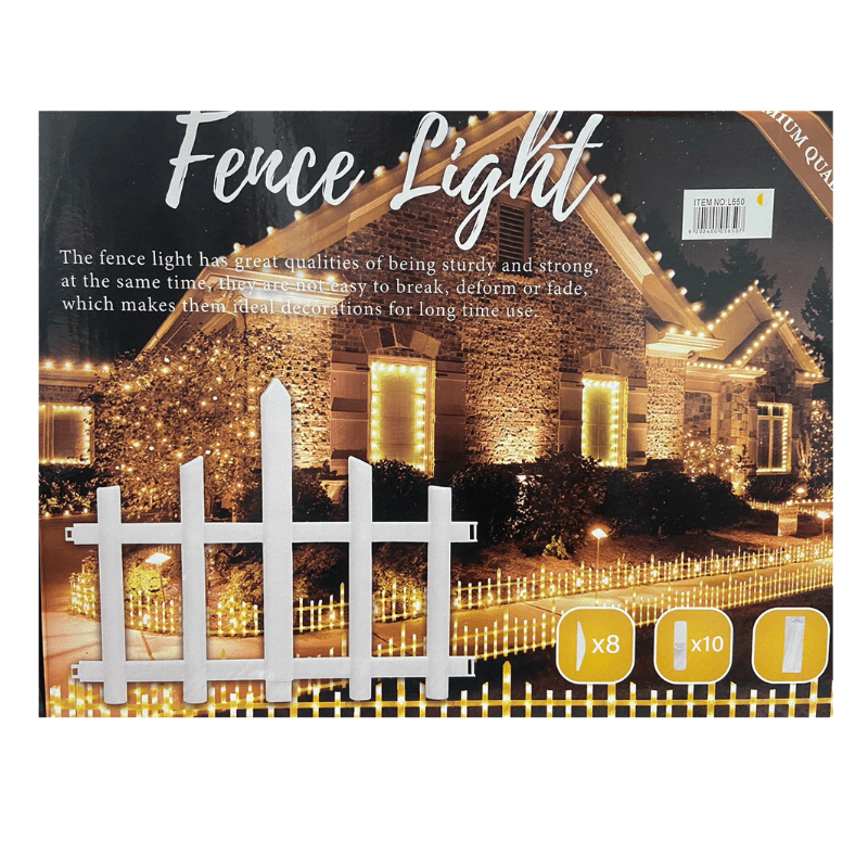 Genérico - Luces Led Valla Cerco Jardin Navidad Corriente Domestica