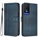 thumbnail image 1 of Funda Cartera para TCL 505 Protección 360° con Ranuras para Tarjetas y Soporte Azul, 1 of 6
