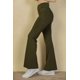 thumbnail image 2 of Pantalones Acampanados de Cintura Alta con Bolsillo Delantero, 2 of 5