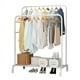thumbnail image 1 of Perchero Organizador Estante De Ropa Multiuso De Metal - Blanco, 1 of 3