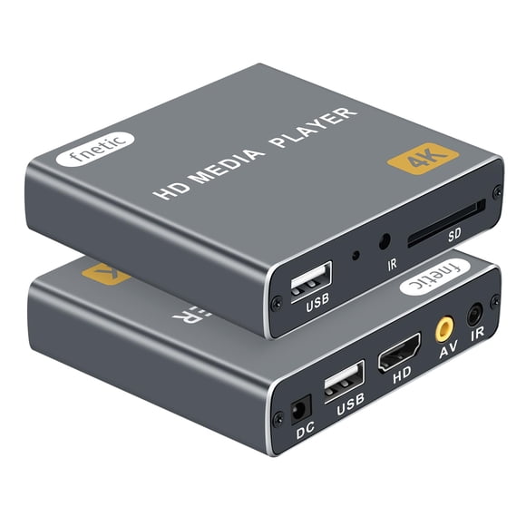 Reproductor multimedia fnetic 4K Ultra HD H.265 HDMI USB SD