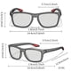 thumbnail image 3 of POLASUP GAFAS LENTES DE SOL Un par de gafas de sol de moda con montura negra mate y gris, 3 of 4