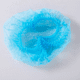 thumbnail image 2 of Cofias Para El Pelo Plisadas 100 Unidades (Azul), 2 of 3
