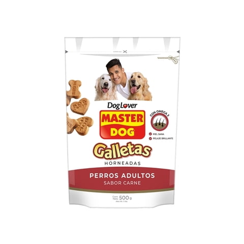 Masterdog - Caja Galletas Master Dog Adultos Carne 12X 500 Grs.